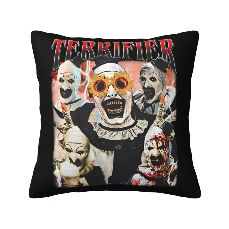 

Скандинавский Хэллоуин, клоун, фильм ужасов, ужас, чехол для подушки 55x55 см, бархатная наволочка, диван, кресло, квадратная наволочка, домашний декор