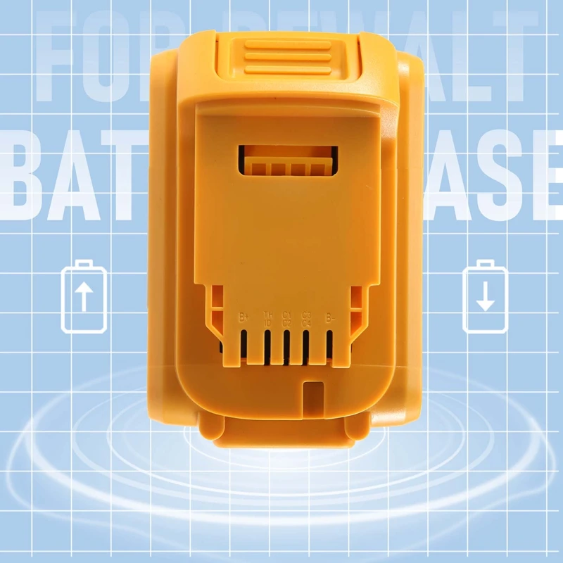 Battery Replacement Plastic Case For Dewalt 20V DCB201,DCB203,DCB204,DCB200 18V Li-Ion Battery Cover Parts For 3A 4A 5A