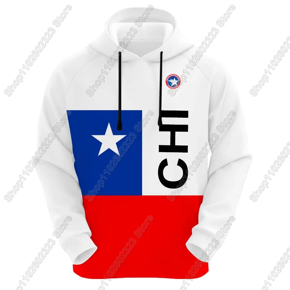 Chile 2025 Team Hoodie Men Casual Sweatshirt Winter Hoodies Cycling Clothing Hoody Streetwear Sportswear Maillot