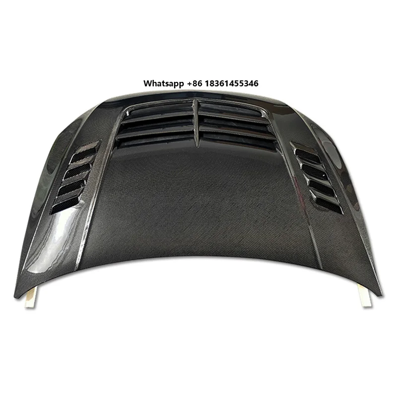 

For GOLF 7 7.5 G-TI R V-RS STYLE HOOD 2012-2020 Perfect Fitment Real Carbon Hood Bonnet