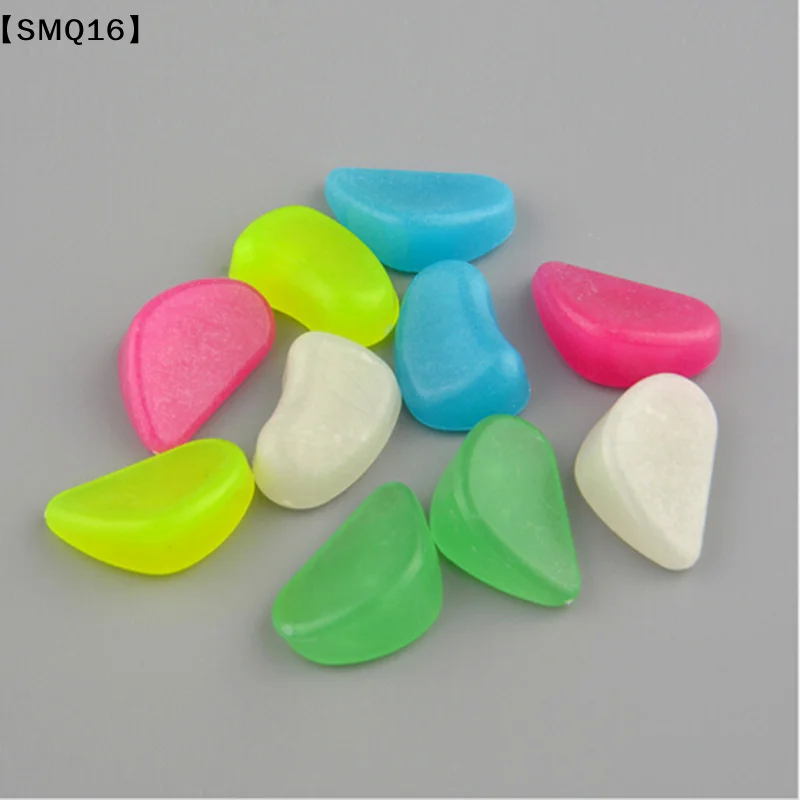 Luminous Light Emitting Pebble Artificial Accessory Aquarium Decoration【SMQ】