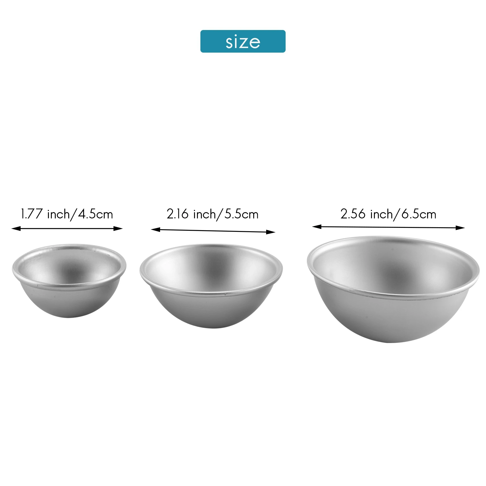 Kit de moules pour bombes de bain, presse pour bombes de bain, fournitures exécutives de bricolage, 3 tailles, 15 ensembles, 30 pièces