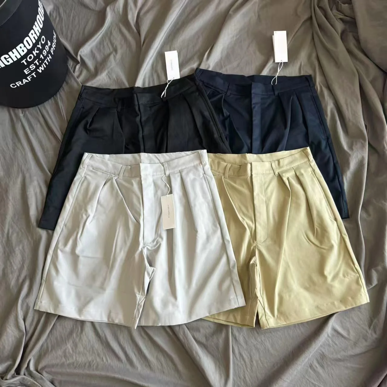 

Loose Fit Outdoor Men's Fashionable Five-Point Nana Mikasa Suit Shorts plus Size Comfortable Breathable Summer Casual Pants