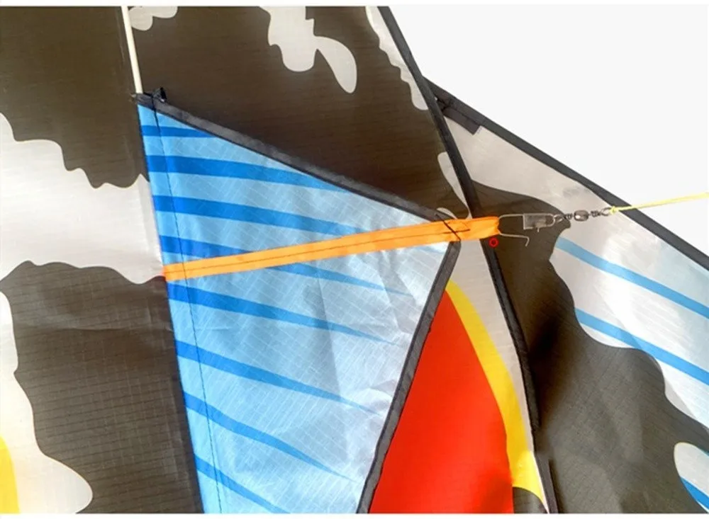 جديد سهل الطيران طائرة ورقية كبيرة السمك 3 متر طائرة ورقية جيدة تحلق للأطفال 100 متر خط طائرة ورقية Ripstop الحيوان كوي طائرة ورقية متعة الرياضة