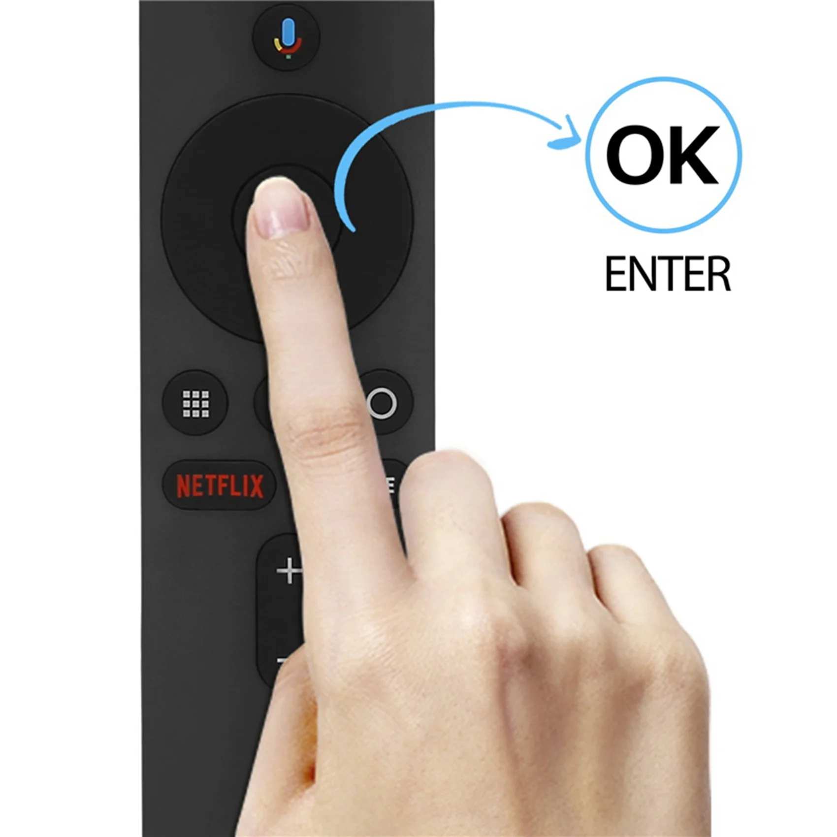 for Xiaomi MI Box S XMRM-006 MDZ-22-AB Voice Bluetooth RF Remote Control with the Google Assistant Control