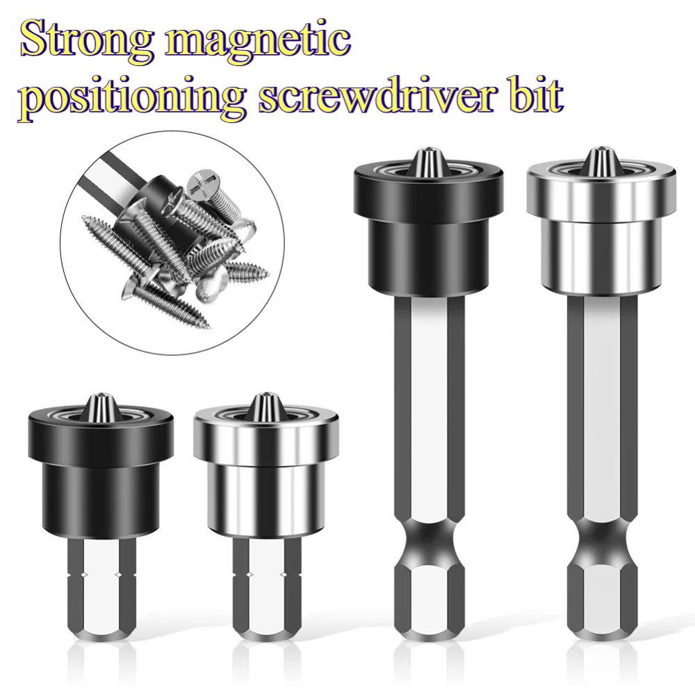 Screw Depth Stop Locator Bit Set Hex Shank Bearing Limiter for Woodworking Self‑Tapping Screw Positioning Drilling Tool