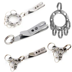 Mini Pocket Clips Carabiner Bag Waist Belt Clip Key Buckles Holder Outdoor Tool