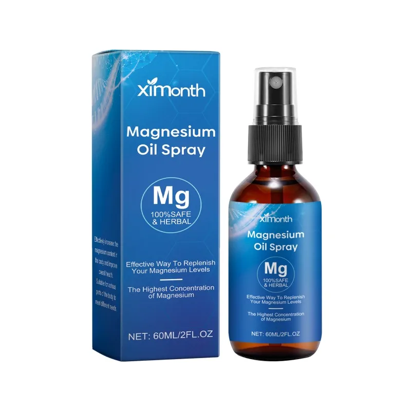 Magnesium Oil Spray Reduce Nerves Anxiety Calm Mood Relax Care Soothe Sleep Relieve Sleep Discomfort Natural Ingredients Spray