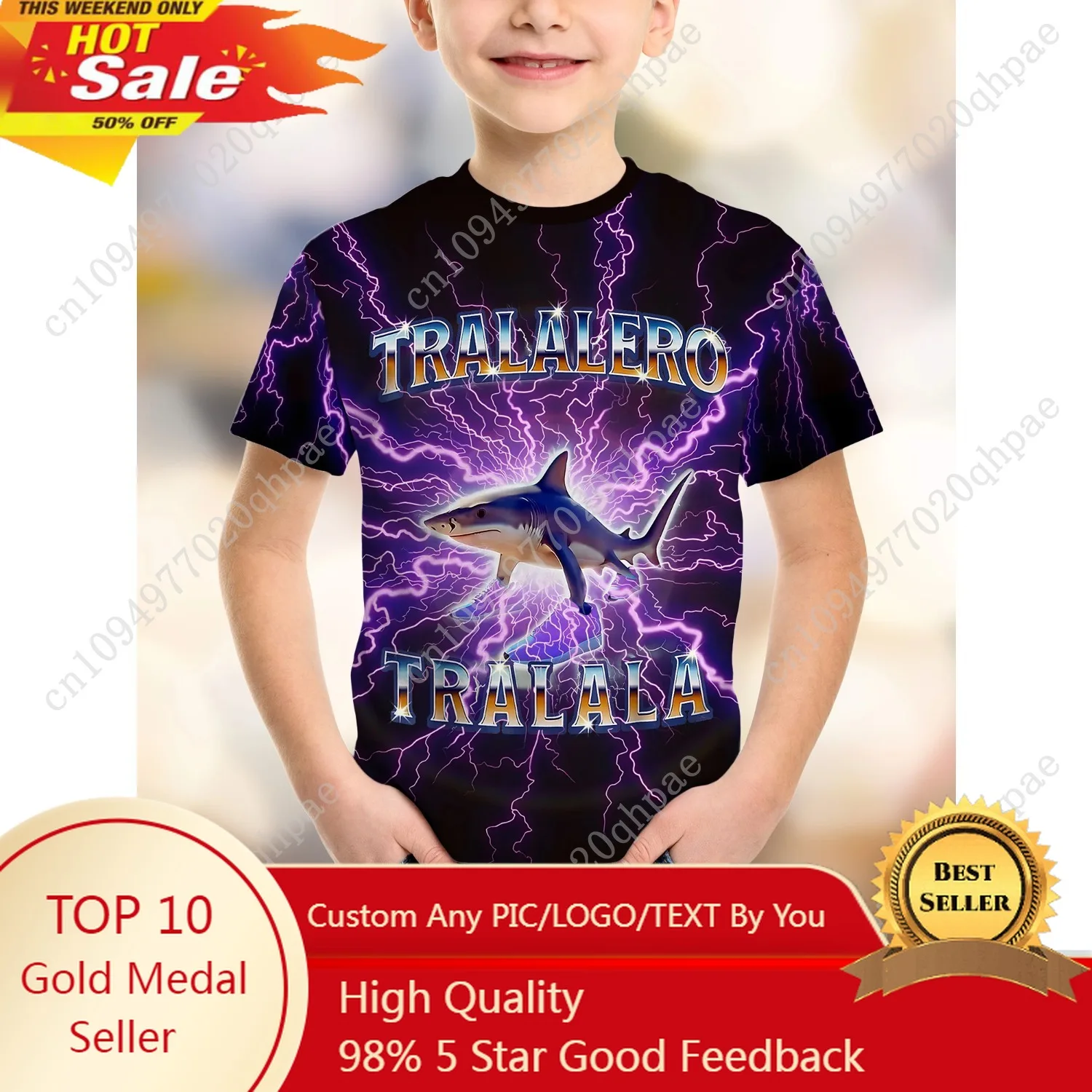 ملابس جديدة تي شيرت موضة TungTungTung Sahur Bombardiro Crocodilo للأطفال كارتون تي شيرت بدلة للأولاد أنيمي Ai لعبة قصيرة الأكمام #1