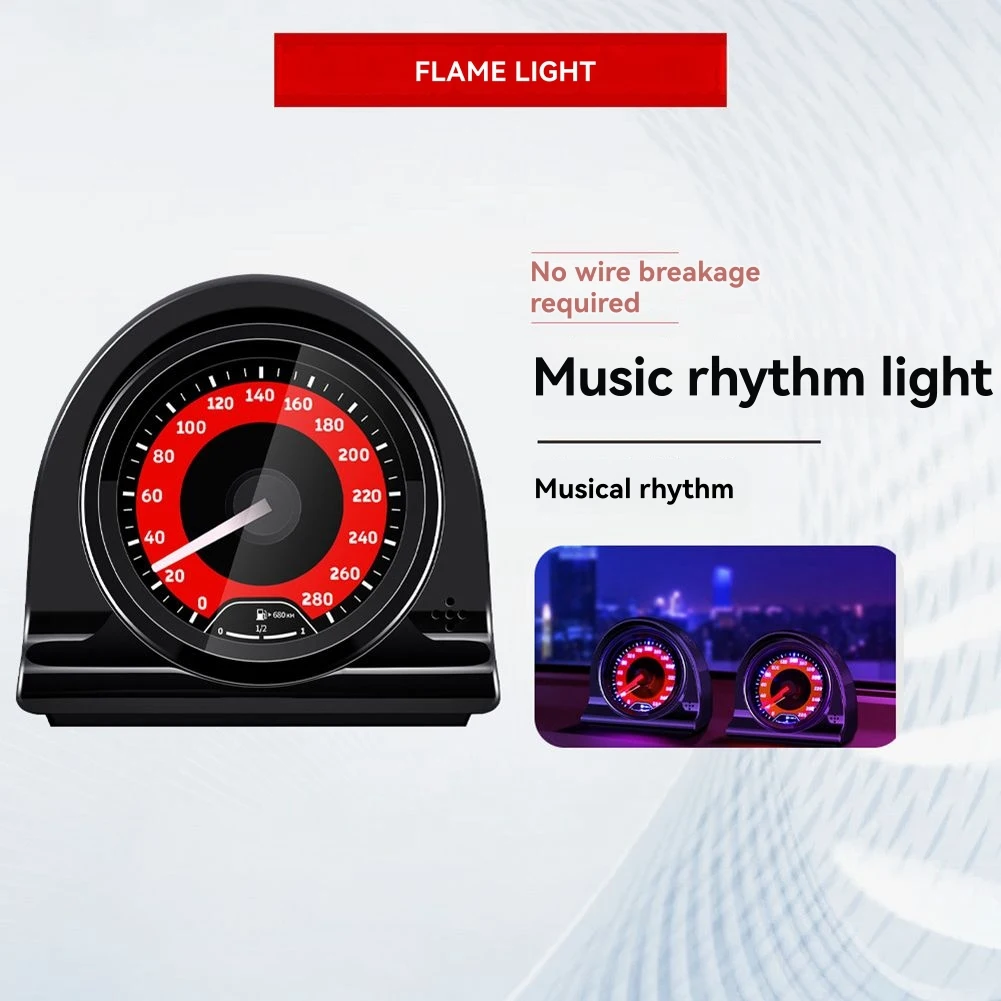 Премиум-автомобильный музыкальный ритм-светильник-указатель ритм-светильник ветровенное вентиляционное декоративное освещение USB 5 В Plug And Play желтый