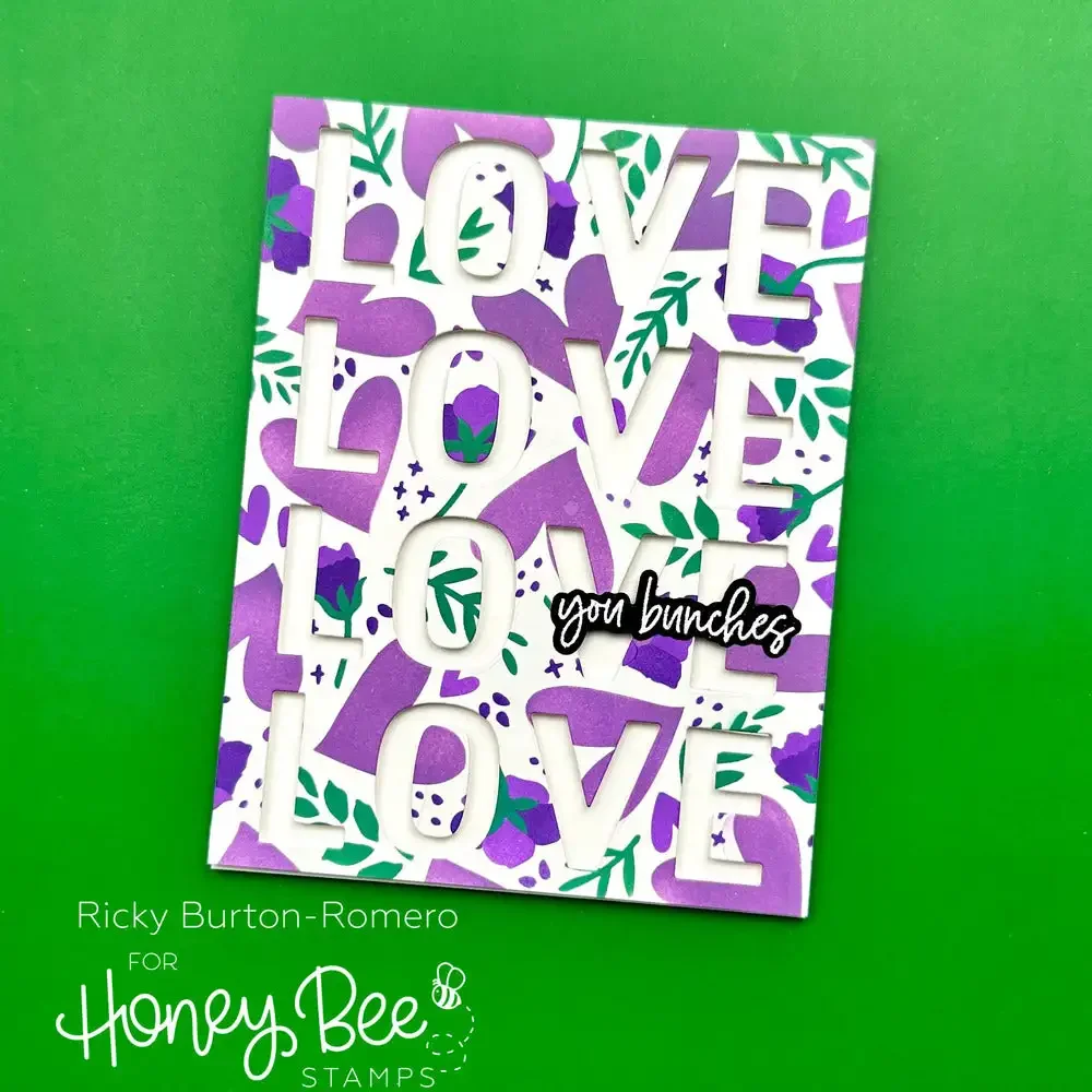 Lovely Layers: Pansy Flower Love Cutting Dies Scrapbook Diary Decoration Stencil Embossing Template DIY Greeting Card Handmade
