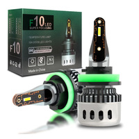 2PCS F10 H7 Led Headlight 6000K H1 H8 H11 H4 Led Bulb Fog Light 9012 Hir2 9005 HB3 9006 HB4 Auto Lamp 16000LM 70W Turbo Mini