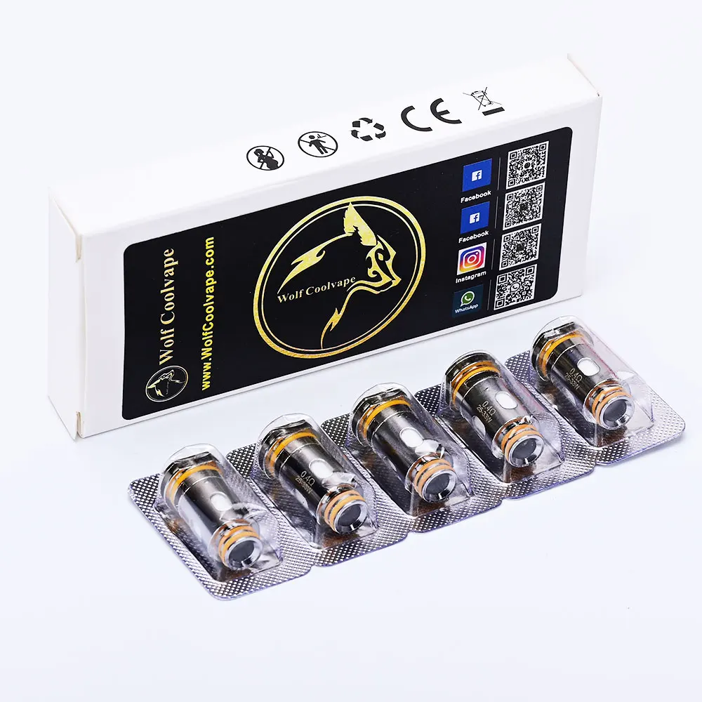 لفائف بديلة للدفعة ، لفائف شبكية ، سلسلة ب ، KA1 ، 0.4 أوم ، 0.6 أوم ، MTL ، Zeus ، خزان ، GV ، قرون دفعة ، 10 #4