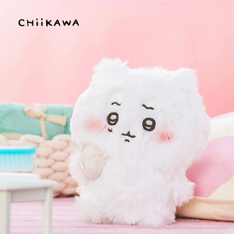 Chiikawa Hachiware Usagi Kawaii Anime Cartoon Fluffy Series Plush Doll Fashion Exquisite Soft Versatile Personality Soothe