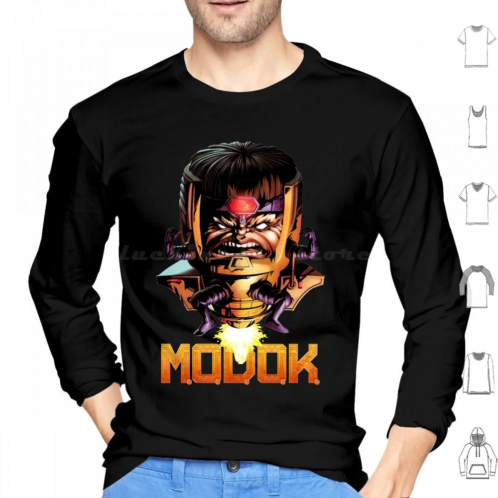 Modok!! Hoodies Long Sleeve Modok Modok Modok Modok Modok Modok M O D O K Tv Show Series