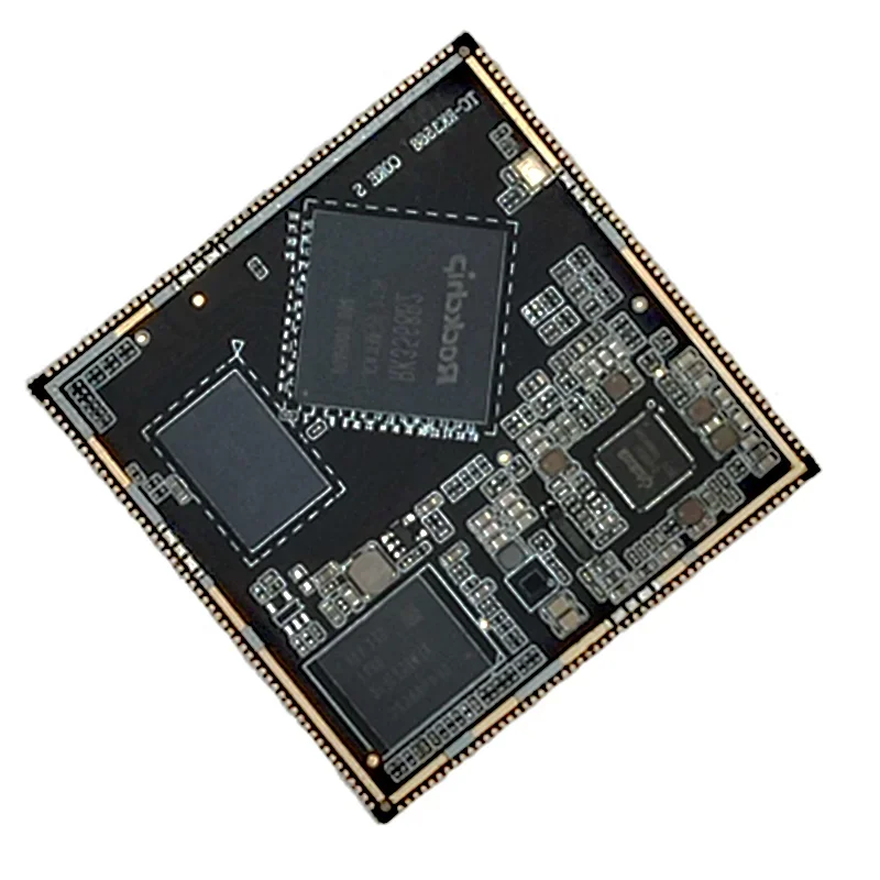 Décodage vidéo Rockchip 3568 SOM Tech, prend en charge le système Android ou Linux, utilisé pour l'audio HMI, 4K, 60fps, H.disparates, H.264, VP9