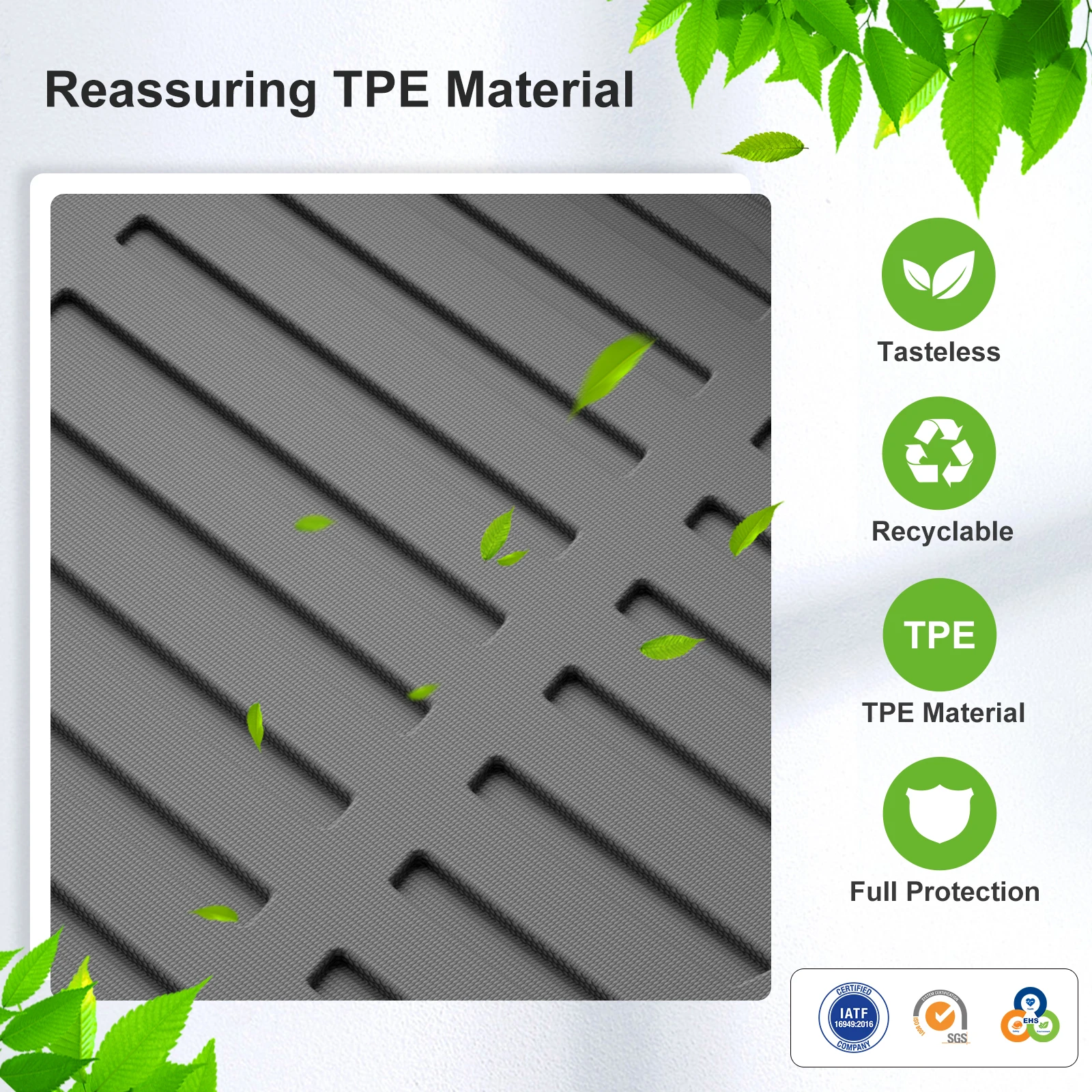 for Toyota Yaris Cross 2022 2023 2024 Car Floor Mats Trunk Pad TPE 3D Foot Mat Black Left Hand Drive