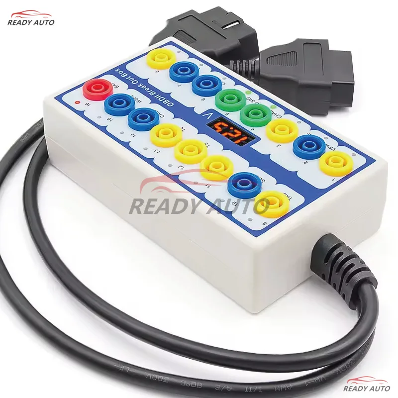 

Детектор разъема автомобильного сканера подходит для OBD2, 16-контактный детектор протокола для OBD2 Iinterface, тест напряжения