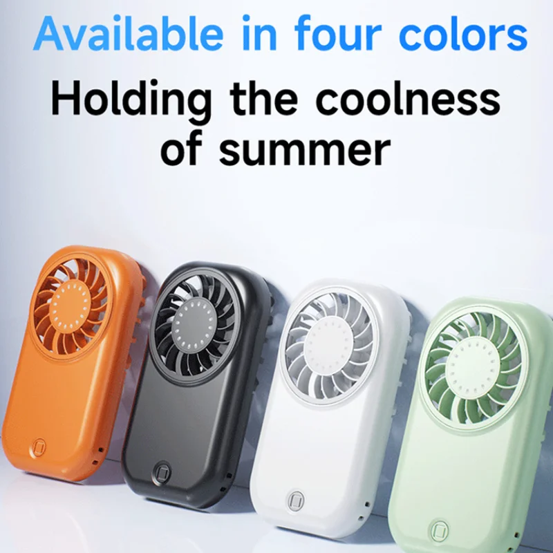 

Ultra Portable Mini Handheld Fan Light In Weight USB Rechargeable With 5 Speeds & 1200mAh Battery Convenient For Outdoor Use New