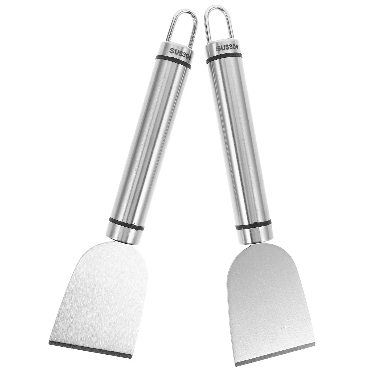 2Pcs Sharp Edge Stainless Steel Ice Scraper for Refrigerator Defrosting Freezer Frost Removal Grout Scraper Glass Stove Top - view 5
