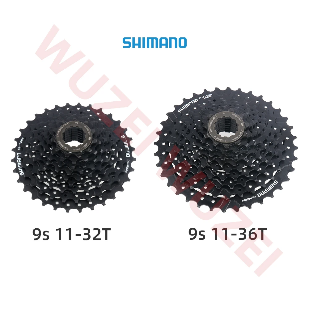 Shimano K7 9Speed Freewheel and Chain Groupset H200 Sunshine 23/25/28/30/32/36/40/42/46/50T  Cassette HG53/KMC X9 Chain 9V Kit