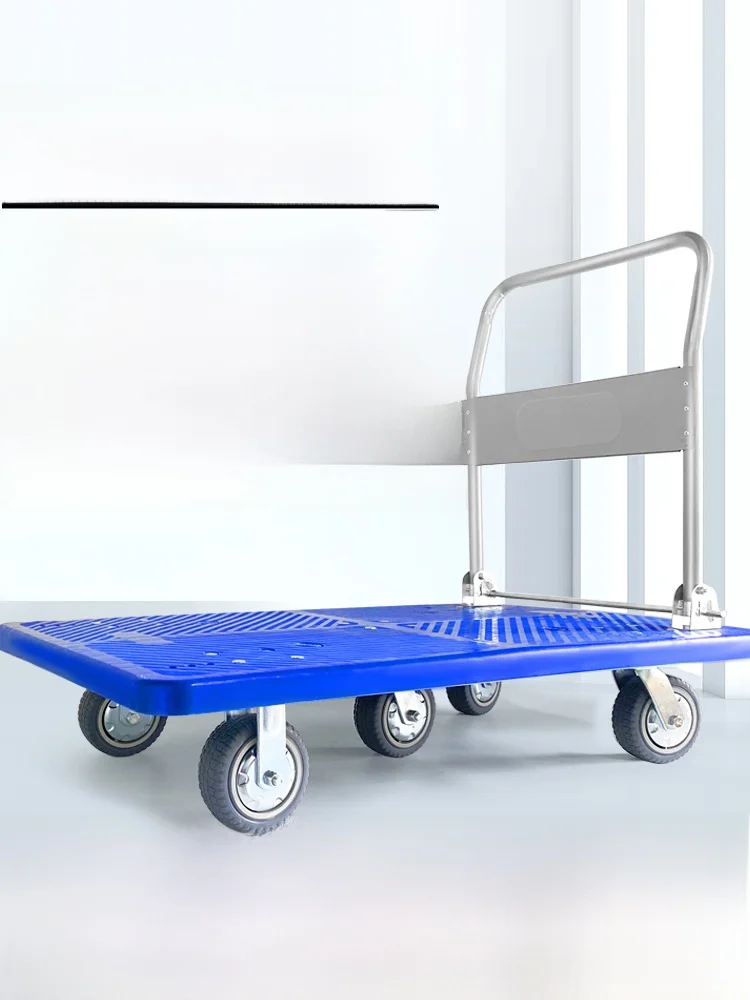 

Портативная легкая ручная тележка, складной пластиковый и металлический корпус для дома и бизнеса, тихая работа