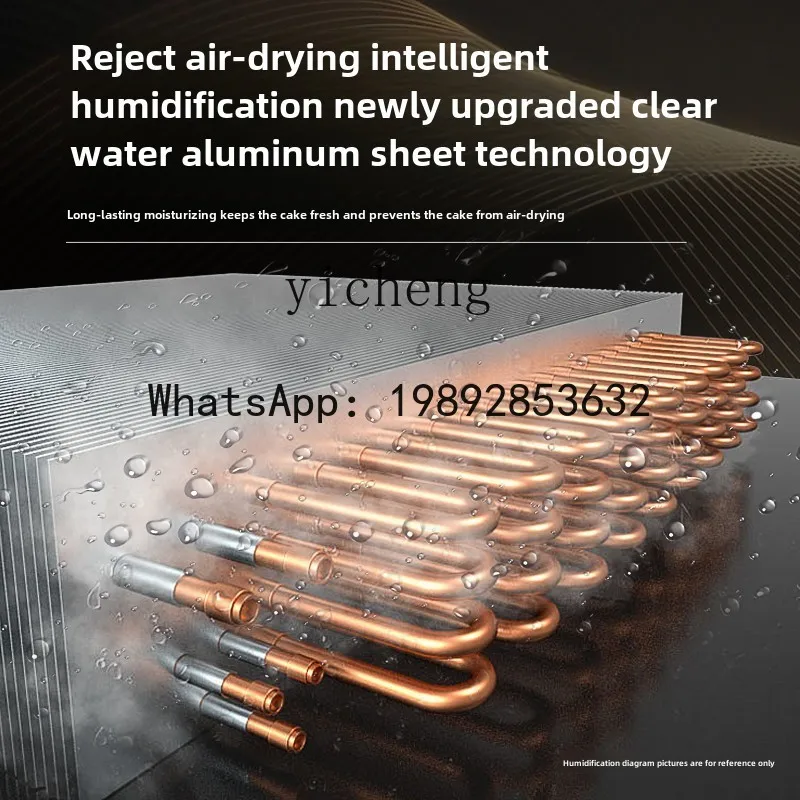 AB 1-vitrinekast gekoeld commercieel luchtgekoeld kleine desserts West Point koelkast vers