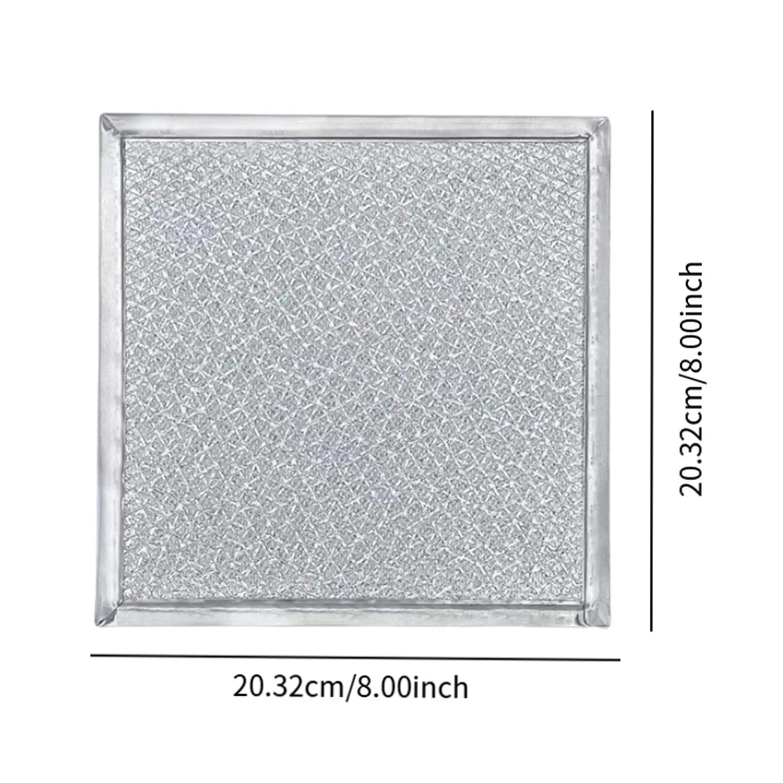 Range Hood Grease Filter Aluminum Mesh 8x8 Inch Replacement for Ventline Exhaust Fan Compatible with 53028