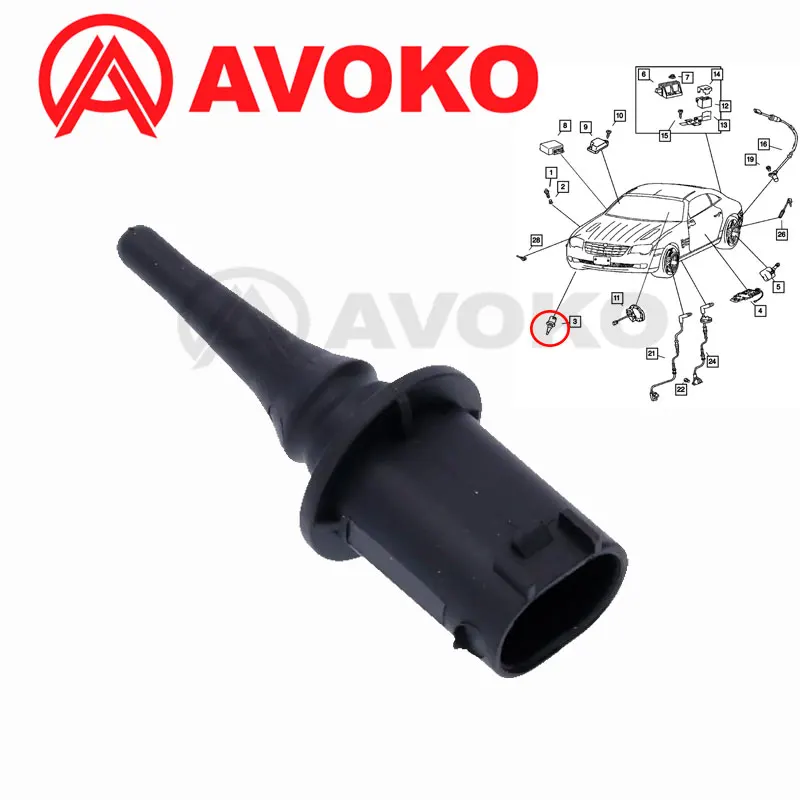 0005428418 0075421318 Ambient Outside Air Temperature Sensor For MB Mercedes Benz CLASS A B C E M R S CLA CLK CLC GLA SLK