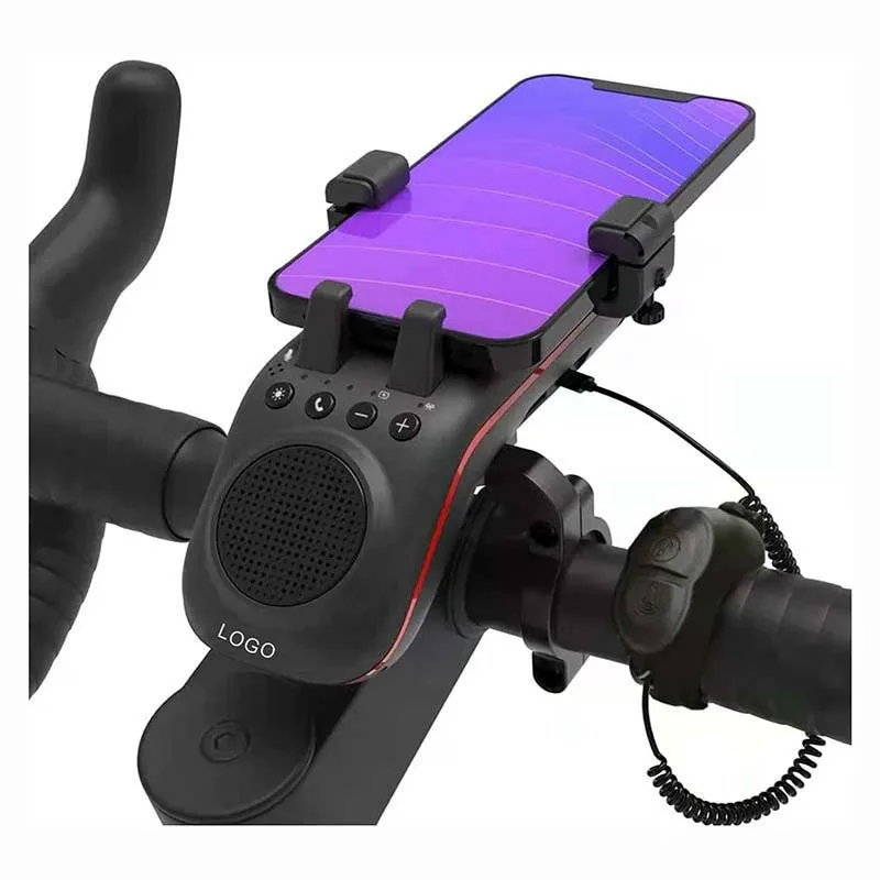 New 10 in 1 Bike Phone Holder Bluetooth Seapker 5000mAh USB Rechargeable Bicycle Light Mobile Support Bike Horn Accessories