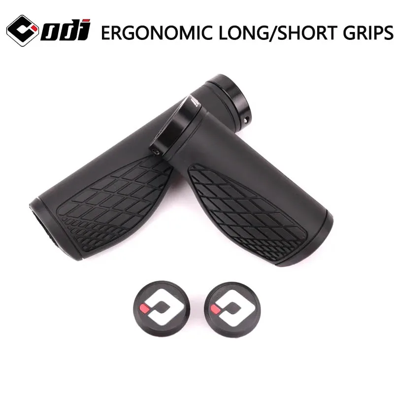 

ODI MTB Ergonomics Grips Bicycle Long/Short High Quality Rubber Handlebar Anti-Skid Cover Fiber Leather Bike Gloves Turn Handle