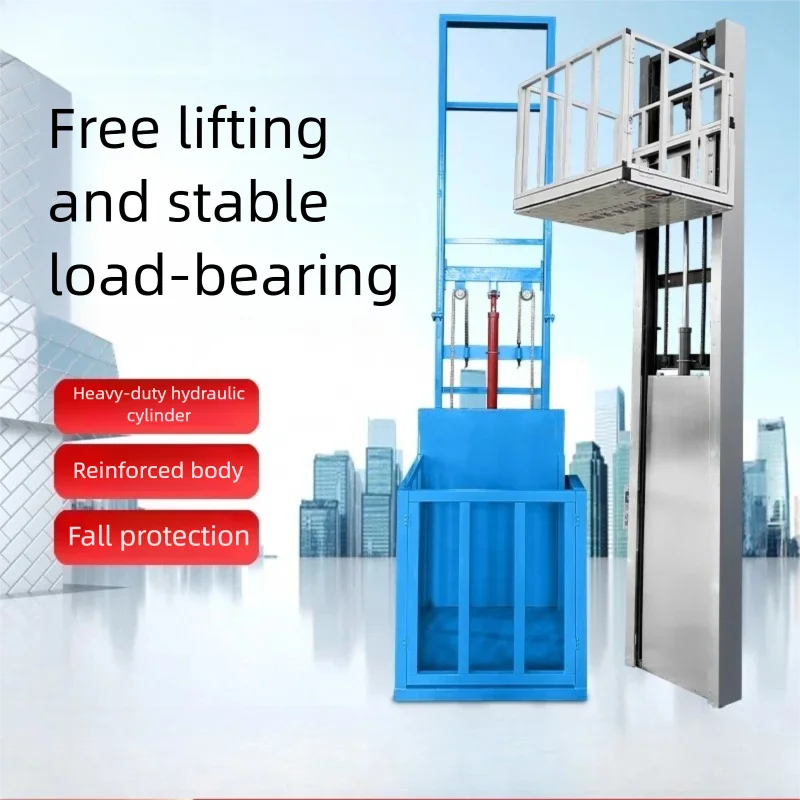 Customized Home Electric Hydraulic Freight Elevator Lift Safety Anti-fall Lifting Platform