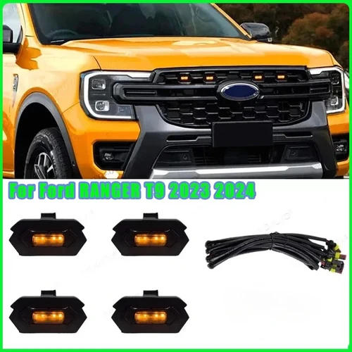 Luz Led Ámbar Para Coche, Lámpara Estilo Raptor Amarilla,