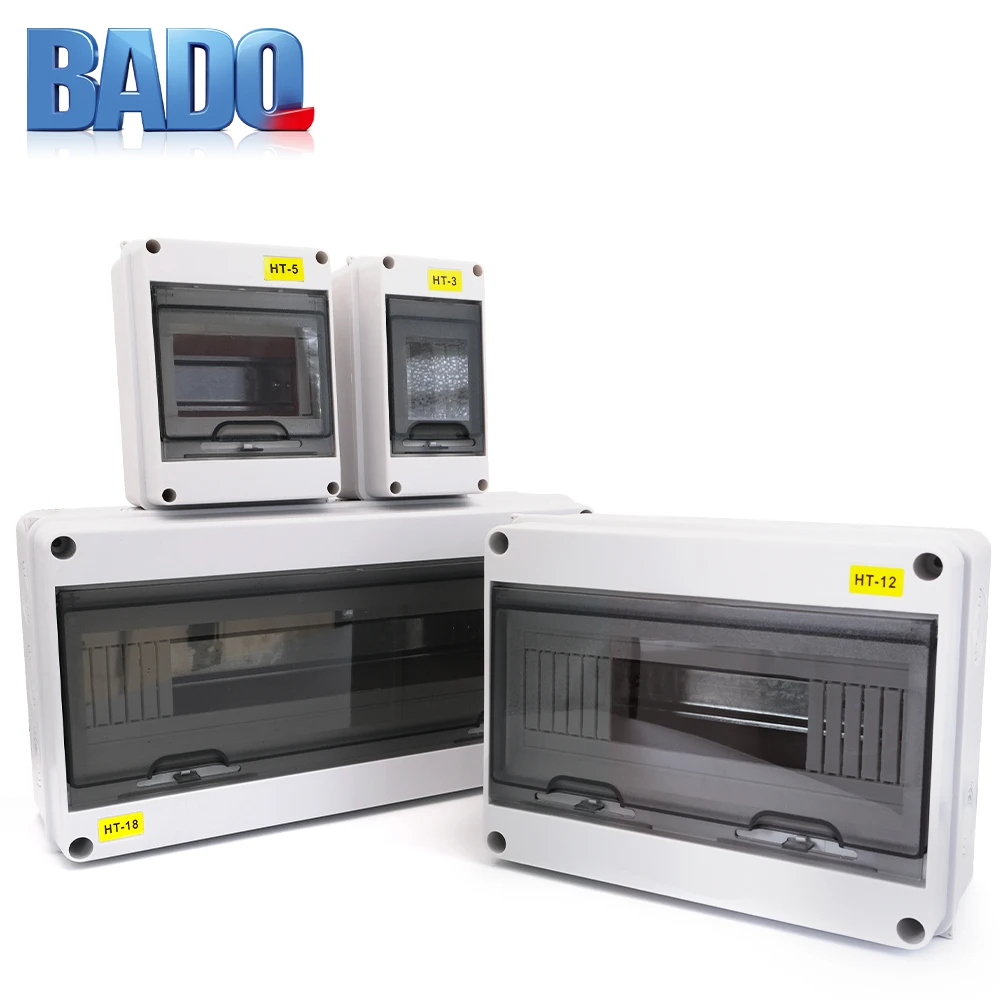 

IP65 Waterproof Distribution Box for Solar DC Breakers & Outdoor Electrical, 24Way PC/ABS Plastic Junction Box