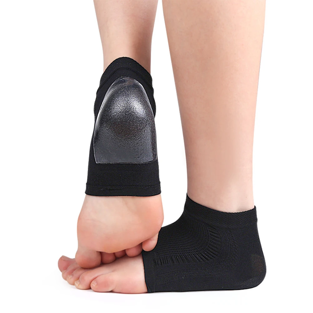

2 Pairs Aloe Foot Protector Heel Repair Socks High Heels Soothe Relieve Compression Hydrating Gel Protectors Women's