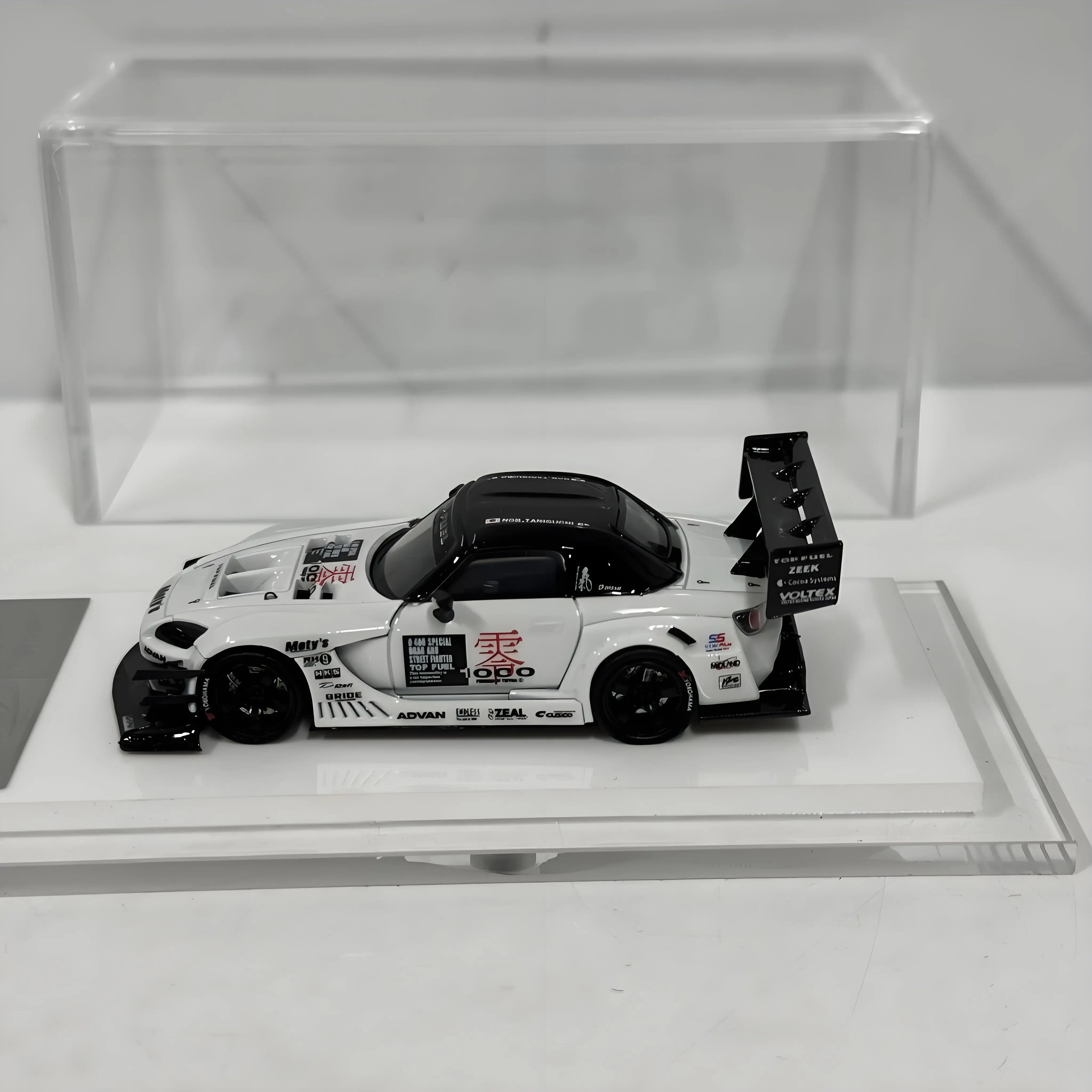 Onemodel 1/64 S2000 Type-RR ZERO 합금 자동차 다이캐스트 및 장난감 차량 자동차 모델 어린이를위한 미니어처 스케일 모델 자동차
