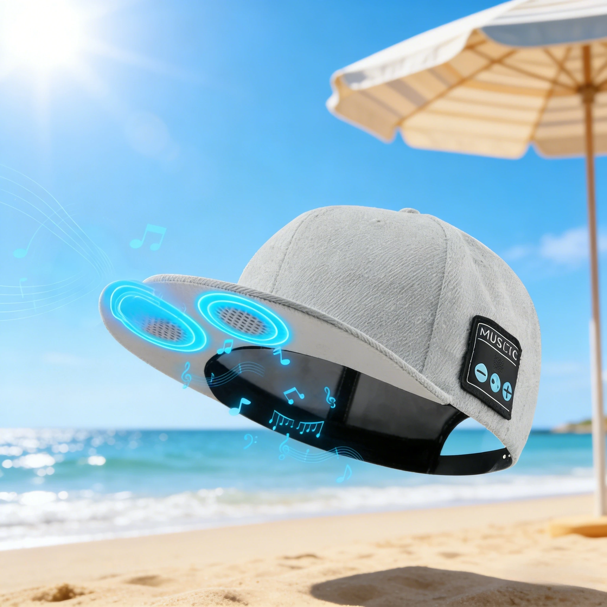 

Hat with Bluetooth Speaker Wireless Smart Loudspeaker Cap Adjustable Speakers Hat For Outdoor Sport Baseball Cap With Mic