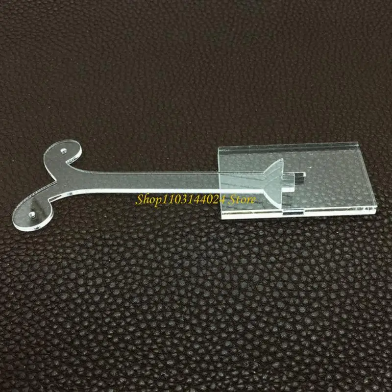 N5KE أنيقة واضحة الصلاح أحرار الحلق شاشة عرض مجوهرات الوقوف لإعدادات مختلفة #5