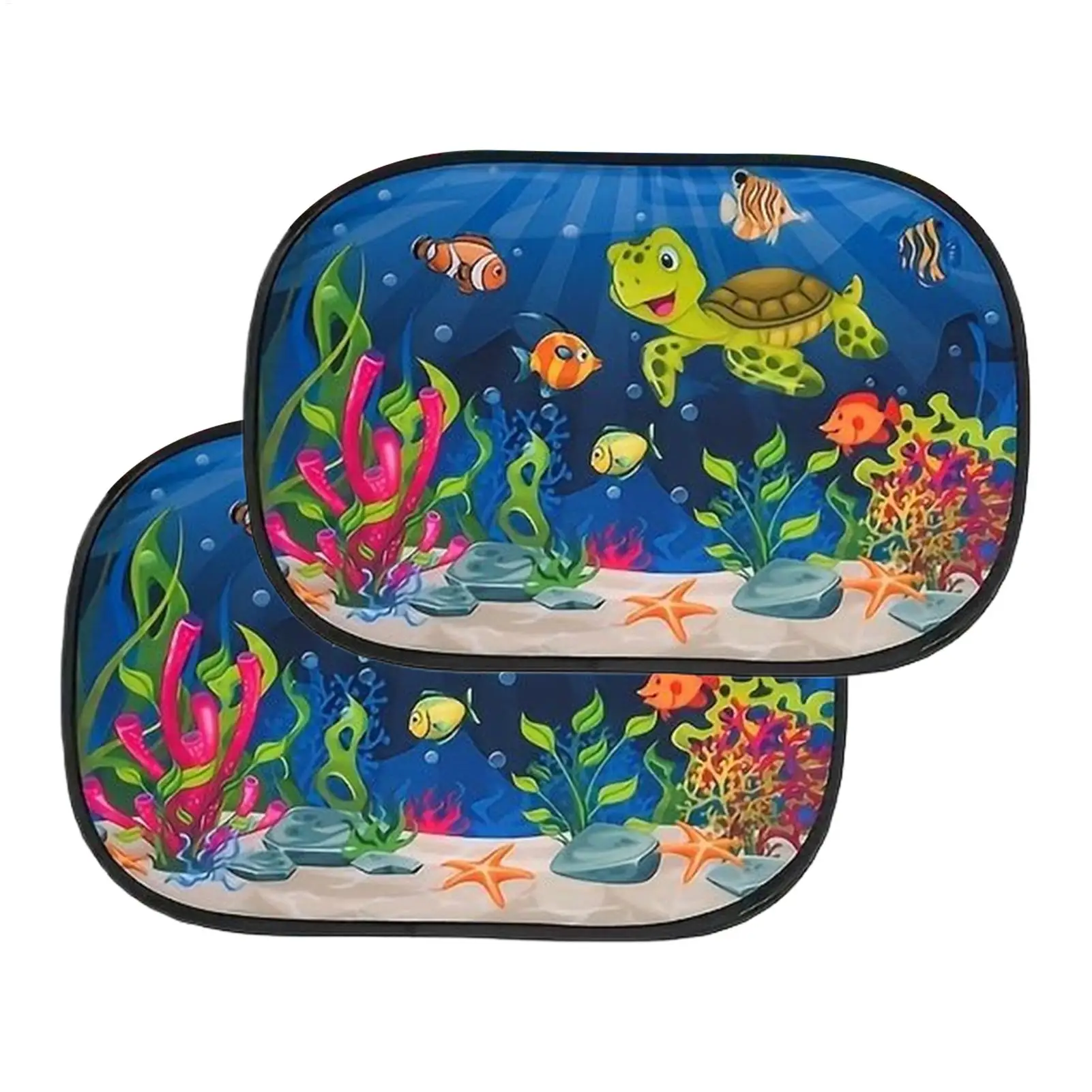 

Car Window Covers Static Cling Films Stickers To Blocking UV Cartoon Glare Blocker Mesh Shield Protection Electrostatic