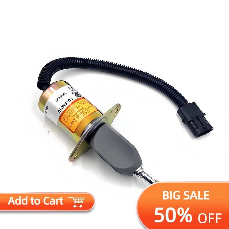 

Suitable Fits Modern Excavator R300-5/305lc-7 Shut-off Solenoidvalve 3935650/3935649 Switch Accessories 24v