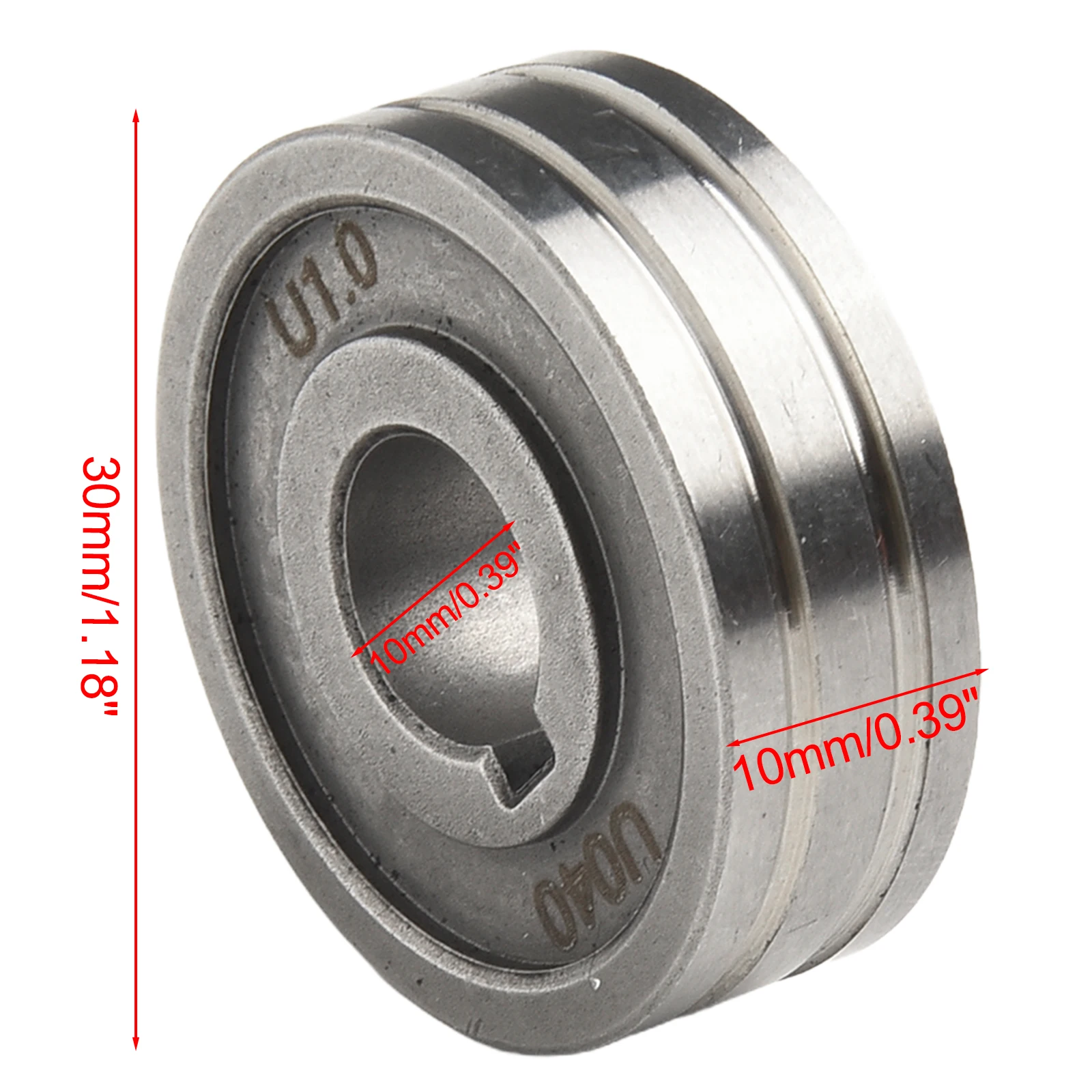 Feeder Roller Wire Guide Wheel V-Groove/U-Groove 0.6/0.8/1.0mm 1Pc Replacement Factory Workshop 2022 Brand New