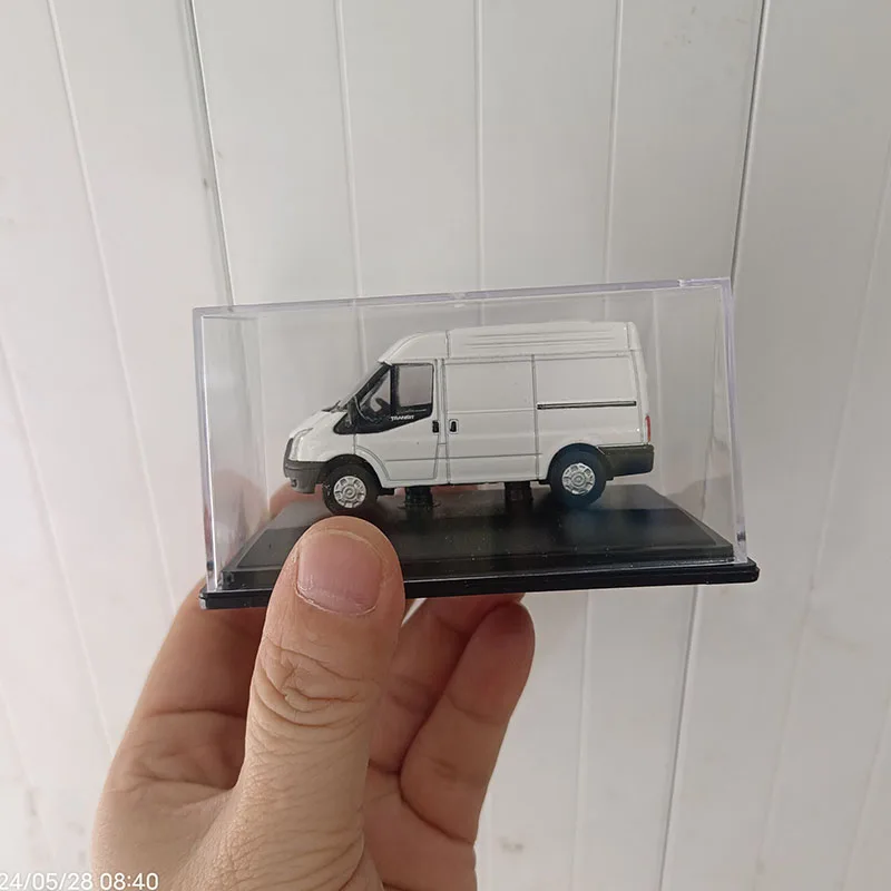 Diecast 1: 76 Scale Ford Transit Truck Alloy Simulation Car Model Collection Display Decoration Toy Gifts
