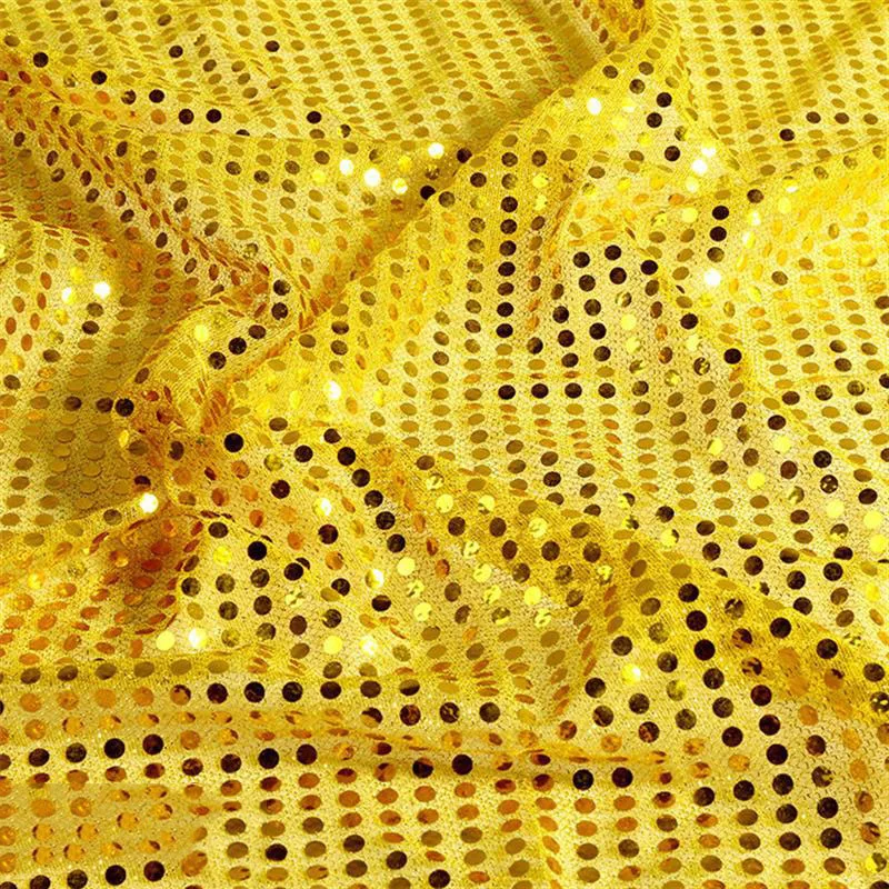 50*100CM 6MM Large Sequin Sequin Fabric Stage Curtain Wedding Background Performance Dance Clothing Fabrics DIY Doll