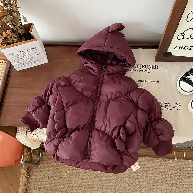 Children's Down Jacket 2024 Winter Fashion Versatile New National Standard 90 White Duck Down Medium Long Edition