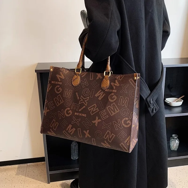 Big Size hand Bags For Women Large Tote High Capacity Leather Purses And Handbag Designer 2023 Monogram Lady Office Work Handbag