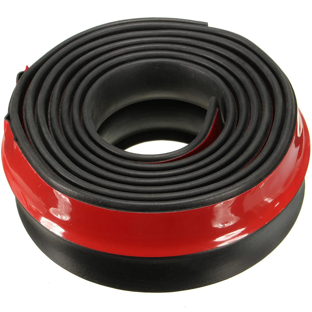 1 Buah Strip Pelindung Bumper Mobil Trim Karet Universal untuk Bumper Depan Belakang Rok Samping Truk Suv Perlindungan Anti Gores