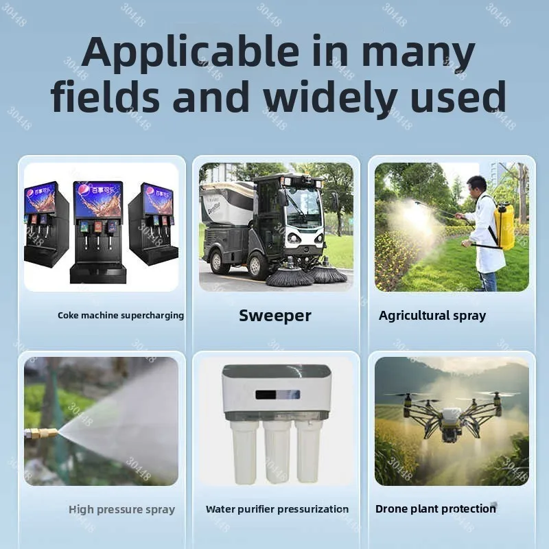 High Pressure Micro Diaphragm Pump FL-2202A DC Electric Water Pump For Agriculture Drone Spraying Misting Beverage Booster