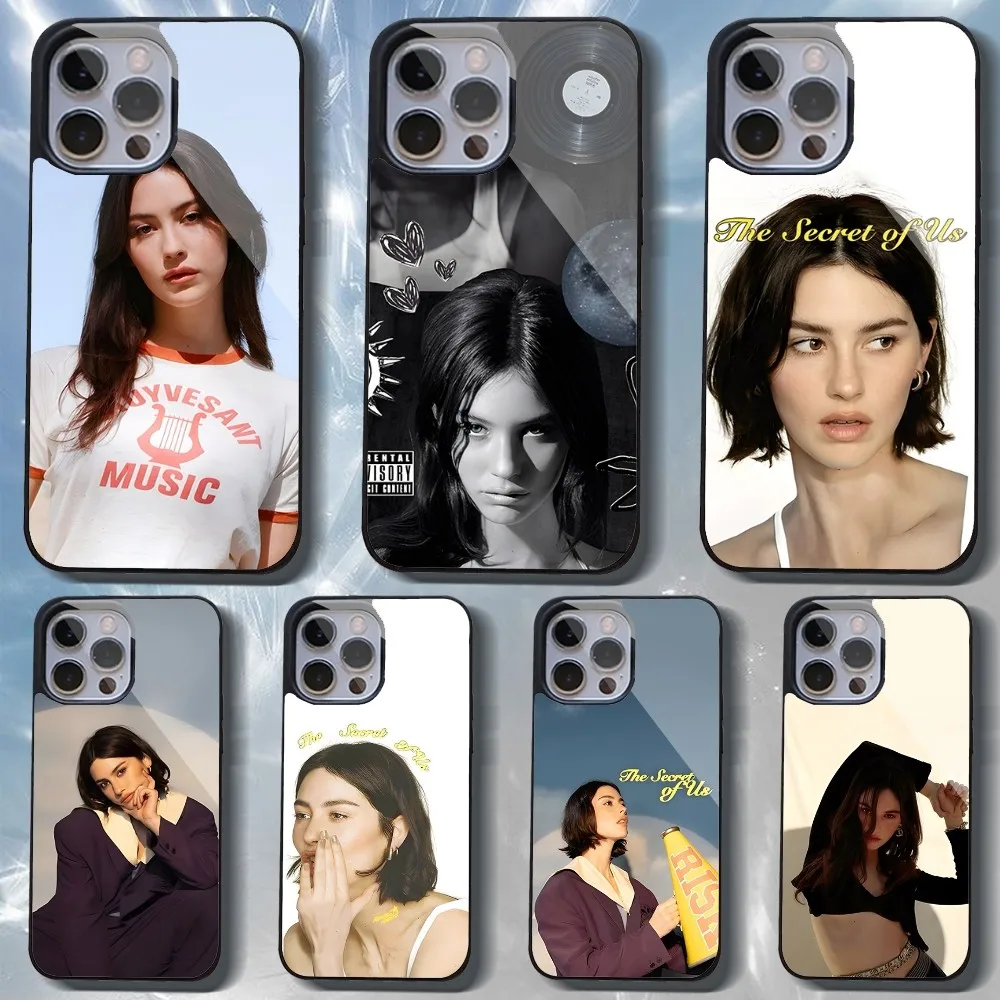 G-Gracie Abrams Singer Phone Case For IPhone 16 15 14 13 Pro Max 11 12 Mini Alex Mirror For Magsafe Wireless Charging Cover