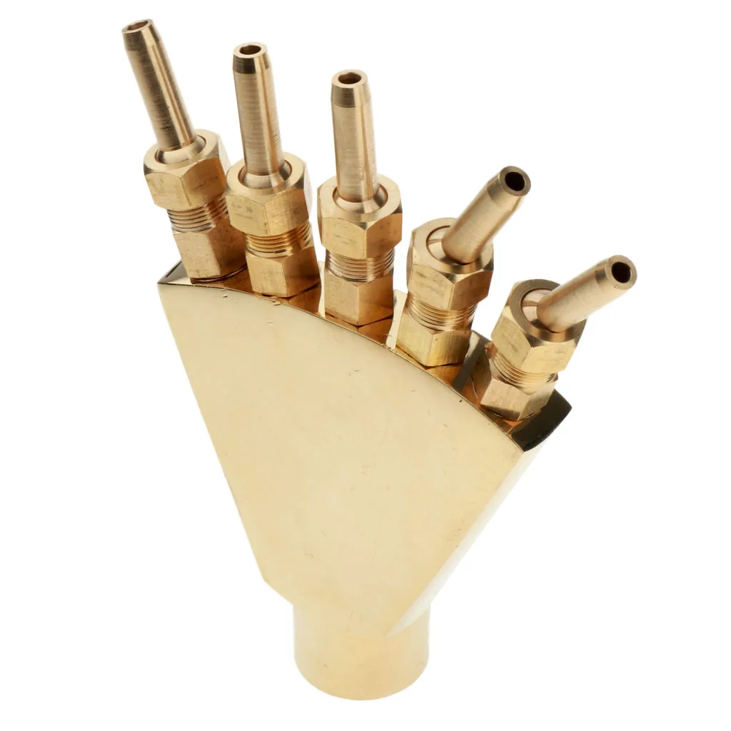 

Relaxing Decorative Water Fountain Brass Nozzle Multi Directional Spray Head Pond Feature for Home Courtyard Garden Decoration