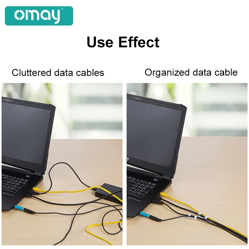 Klipsy menedżera kabli 16/20 szt. Organizer do zarządzania kablami Uchwyt na przewody Samoprzylepny stały zacisk Nawijacz drutu